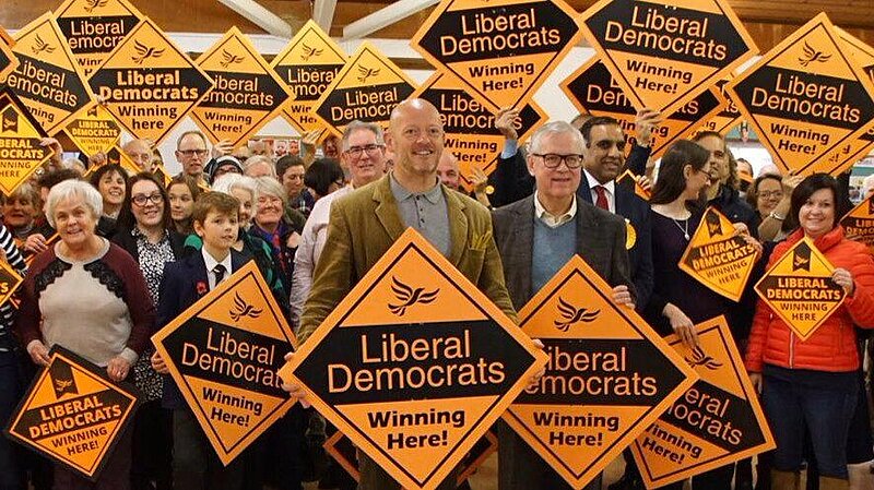 The Leeds Lib Dems holding a launch event
